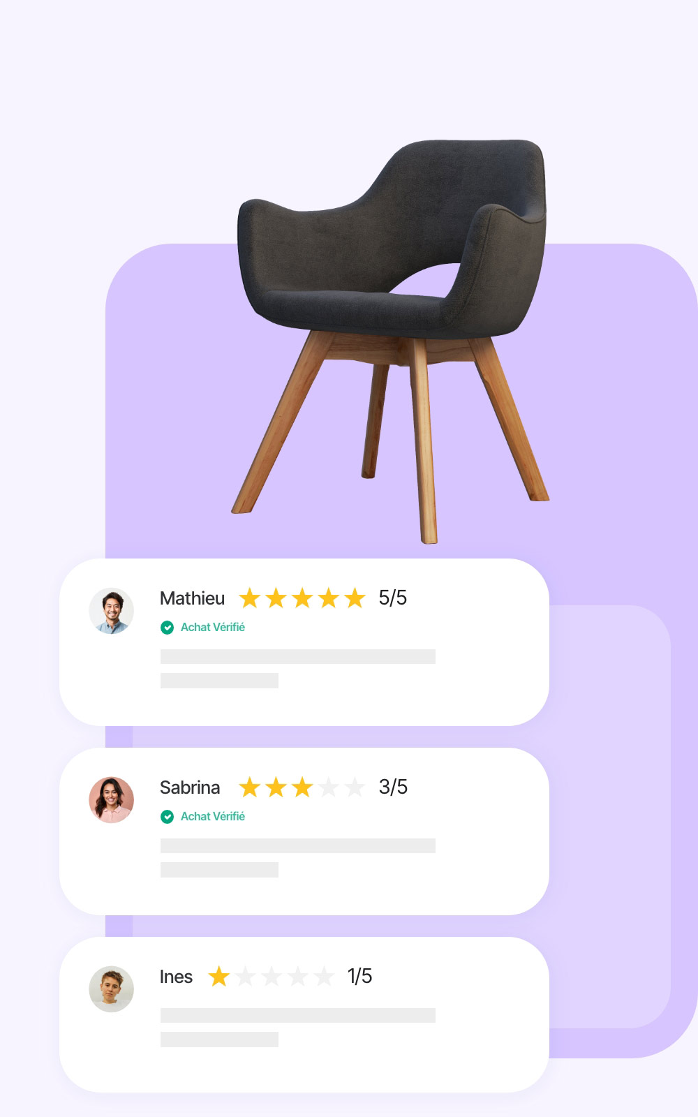 chaise e-commerce avis