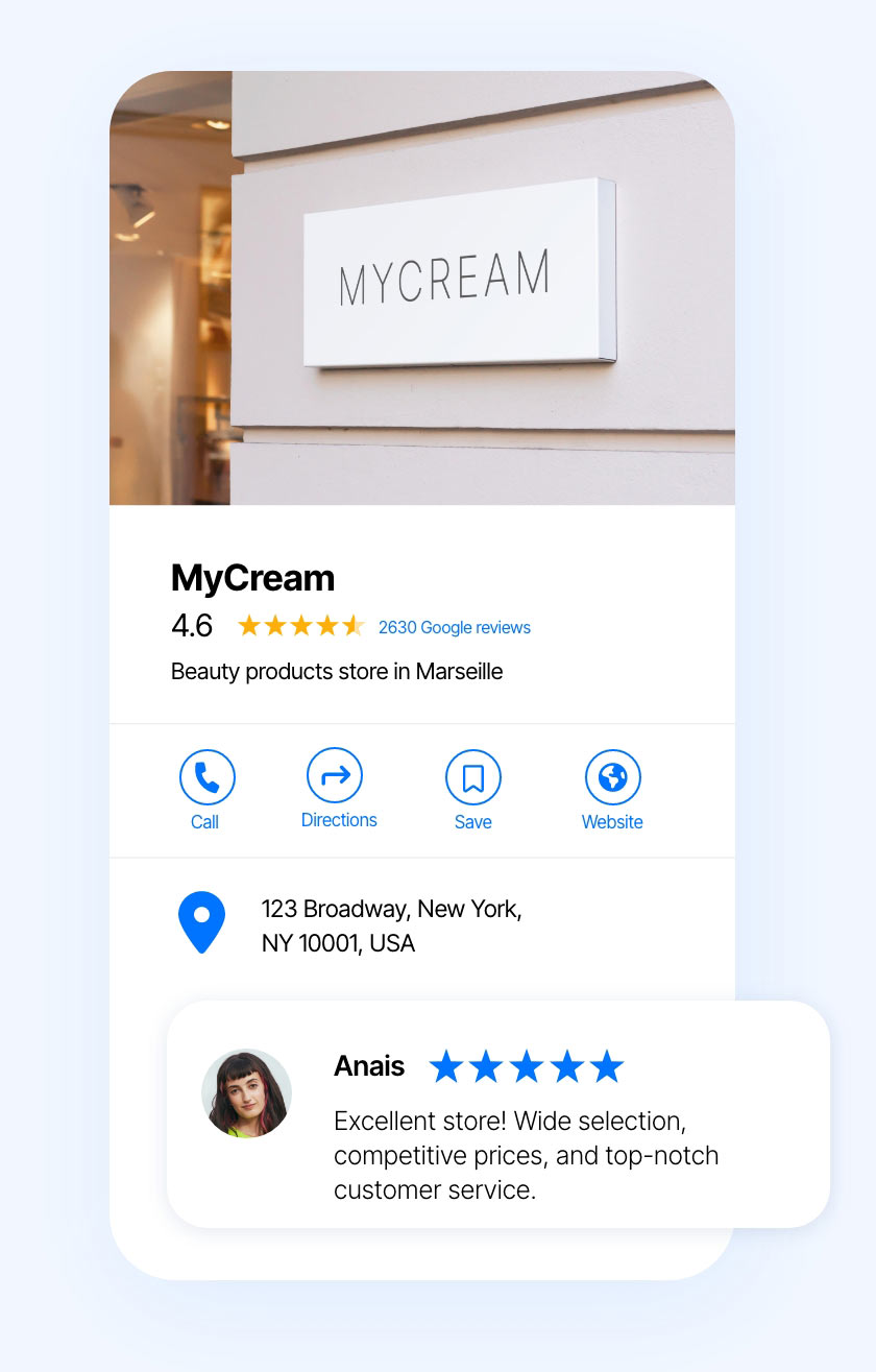 google my business company