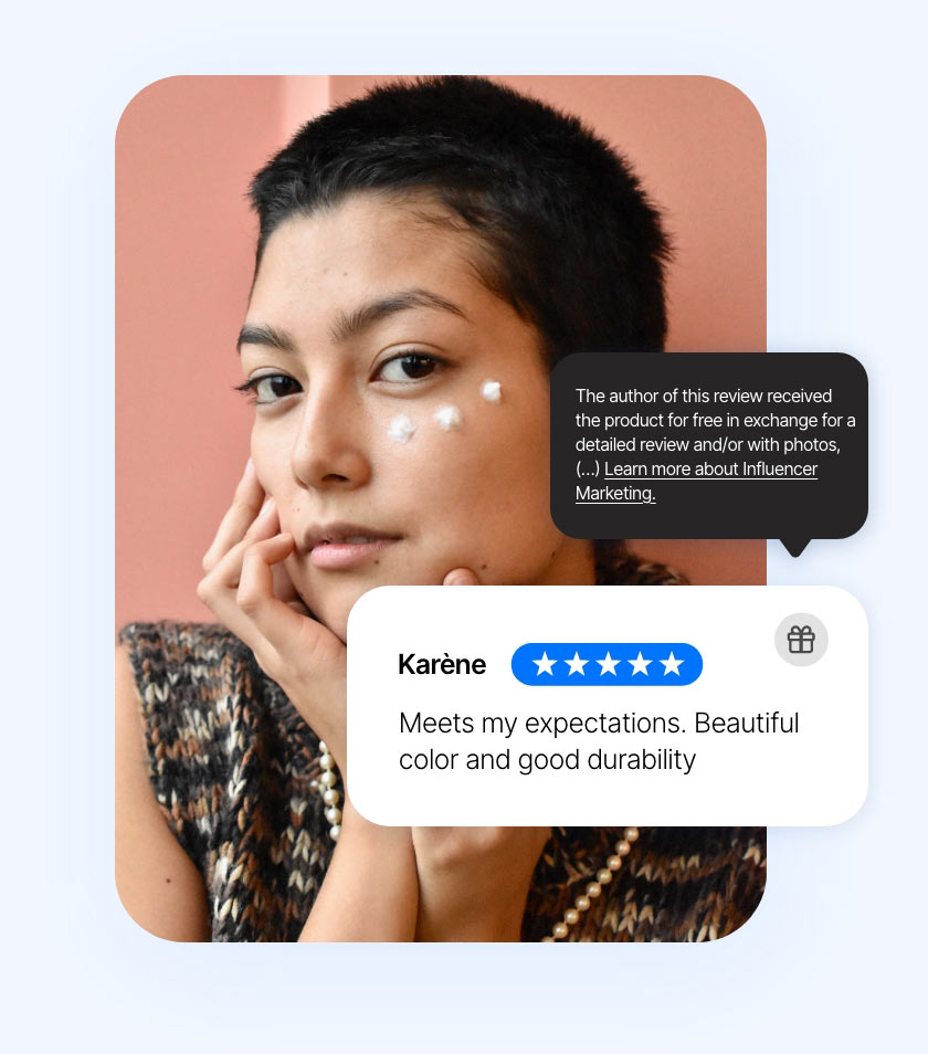 woman test make up review